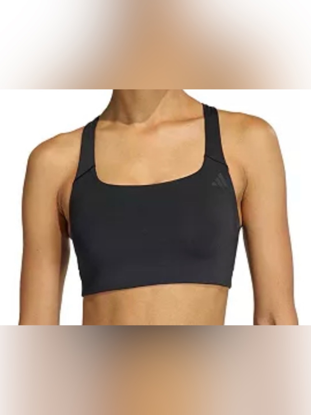 Adidas Optime Workout Medium Support Bra, Black, Medium MSRP $40
